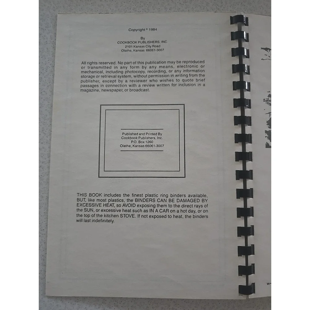 Sausalitos' Best Cookbook- 1984  - St. Mary Star of the Sea‎ Church Sausalito CA